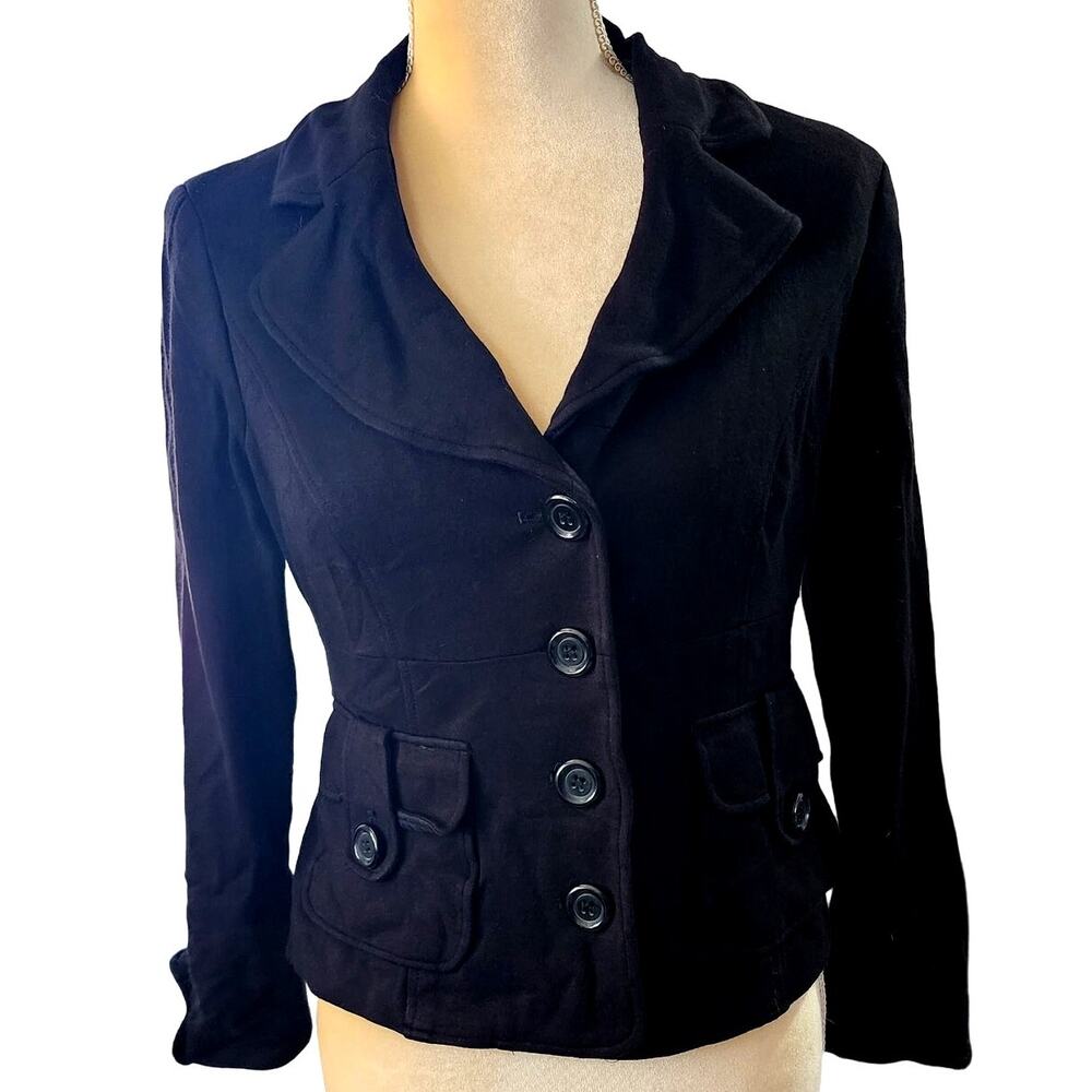 INC International Concepts Women's Button Up Shacket Blazer Size Small